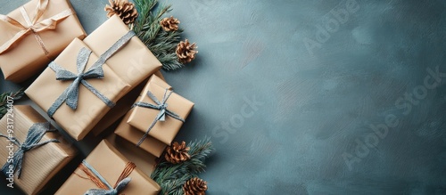 Flat lay of gifts for speci...