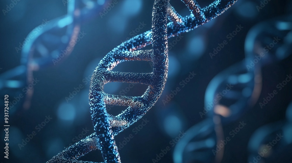 Close-up of dna strands representing genetic screening and analysis. DNA research and analytics. Close-up of dna strands representing genetic screening and analysis. DNA research and analytics.