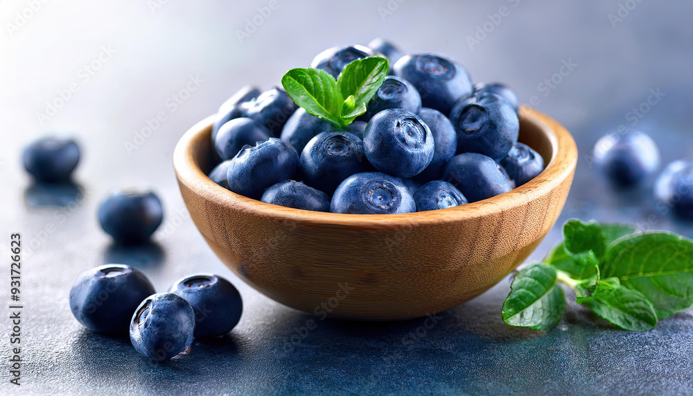 fresh blueberry in the bowl fresh blueberry in the bowl