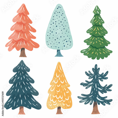 Vector Pine Tree simple and minima