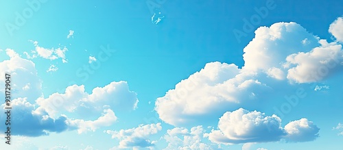 Beautiful clouds and a blue...