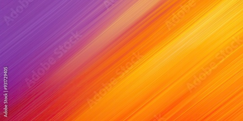 Wallpaper Mural Abstract gradient background with vibrant orange and purple hues, soft diagonal brushstrokes Torontodigital.ca