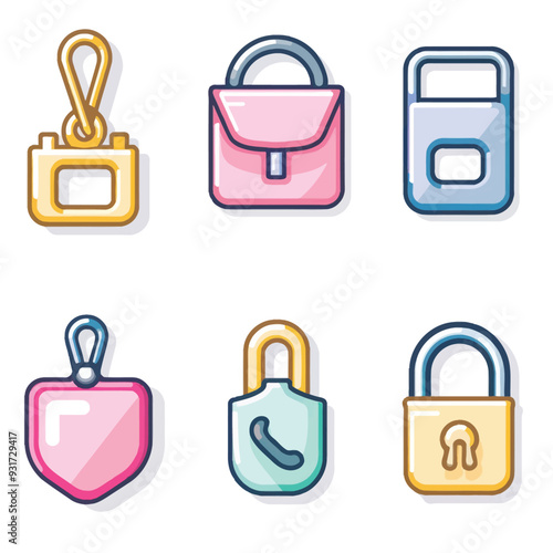 Vector Attachment Icon simple and