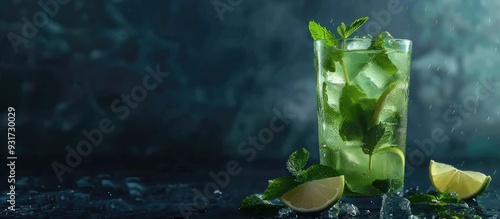Freshly made Mojito cocktai...