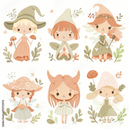 Vector Pixie simple and minimalist