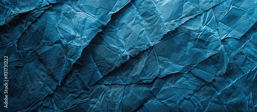 Wallpaper Mural Blue texture of washi paper. with copy space image. Place for adding text or design Torontodigital.ca