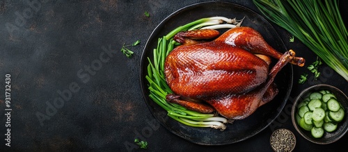Roasted crispy Peking aroma...