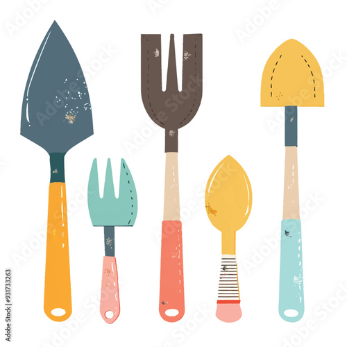 Vector Trowel simple and minimalis