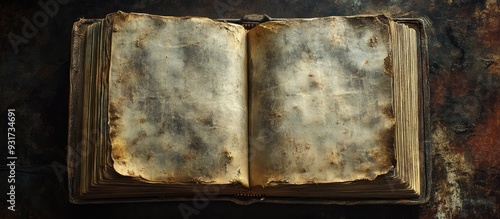 Grunge empty book with copy...