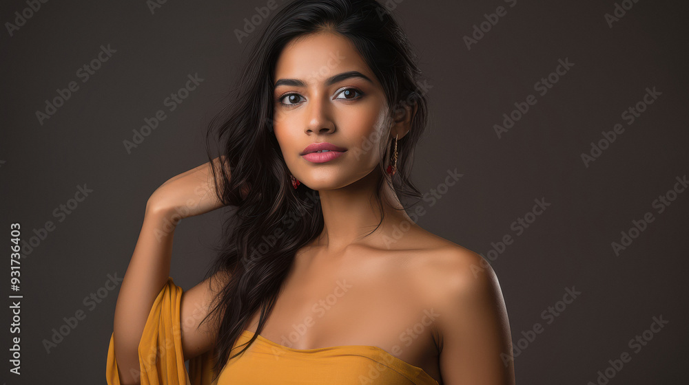 custom made wallpaper toronto digitalyoung indian business woman standing on isolated background
