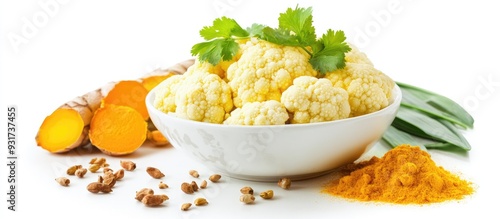 Cauliflower with turmeric a...