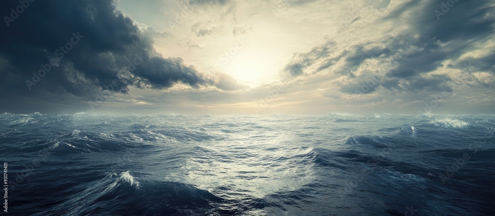 After the Storm in a Bright Space. with copy space image. Place for adding text or design After the Storm in a Bright Space. with copy space image. Place for adding text or design