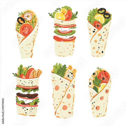 Vector Shawarma simple and minimal