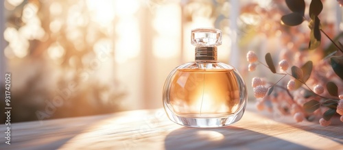 Beautiful clear bottle of p...
