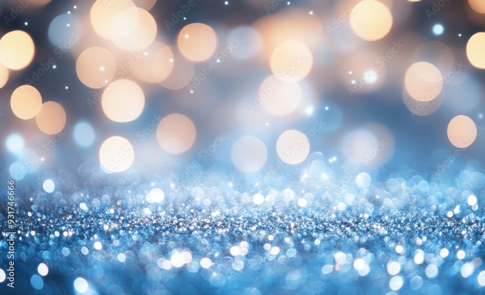 Abstract blurred background with bokeh lights and sparkles. Abstract blurred background with bokeh lights and sparkles.