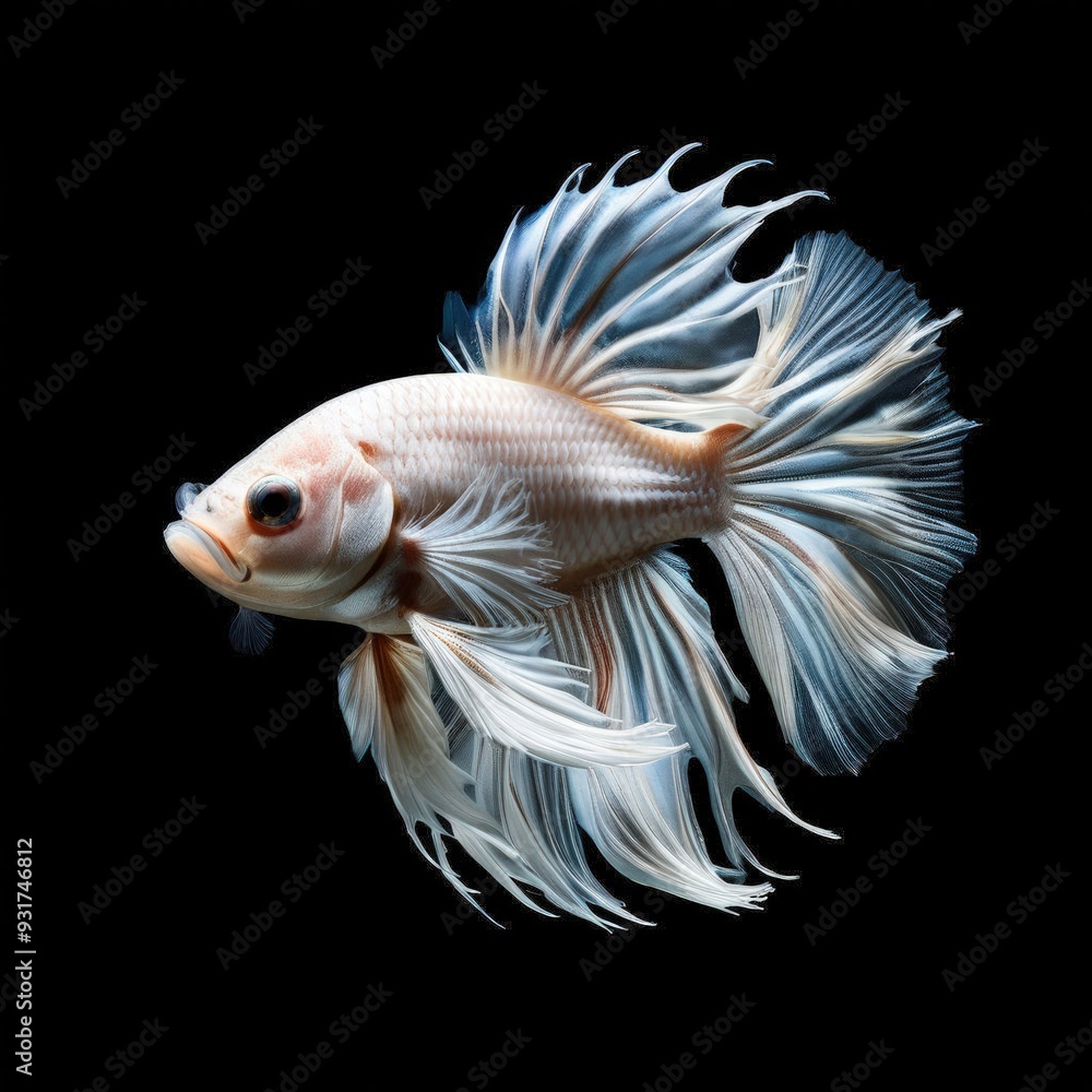 Fototapeta premium the AI Image Generator, stunning Siamese fighting fish