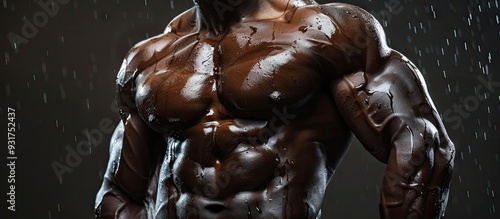 the physique of a man with ...