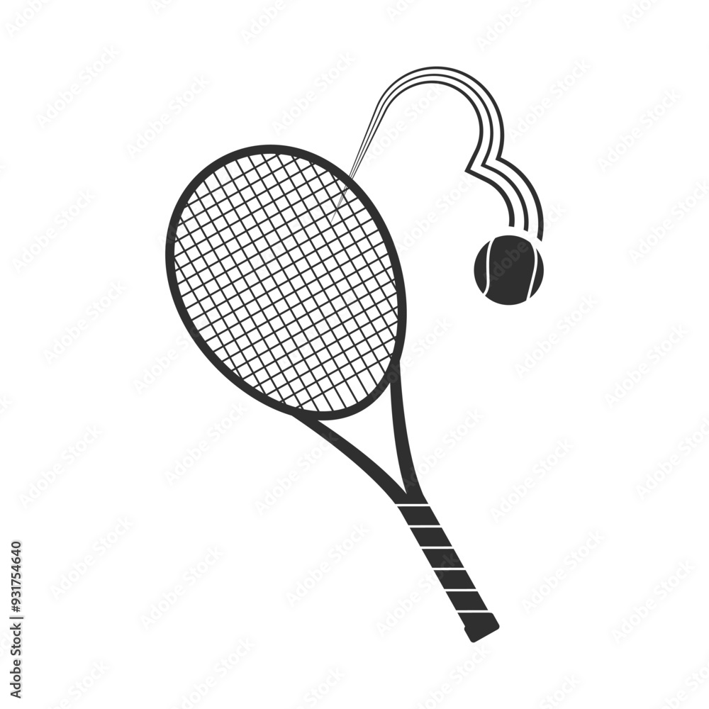 Tennis Vector, Sports, Tennis, vector, Tennis ball, Racket, silhouette