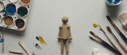 Painting visual art backgro...