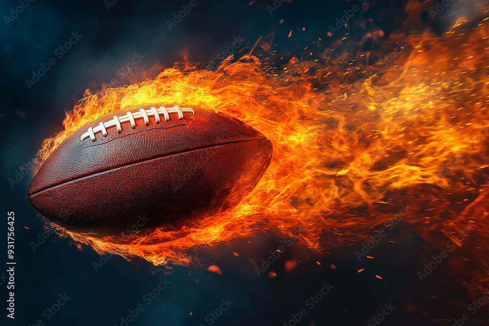 american football on fire american football on fire