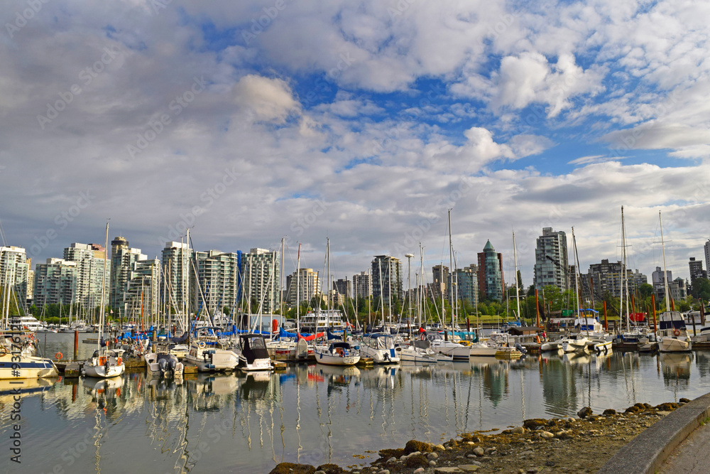 Canada, British Columbia, Vancouver skyline Canada, British Columbia, Vancouver skyline
