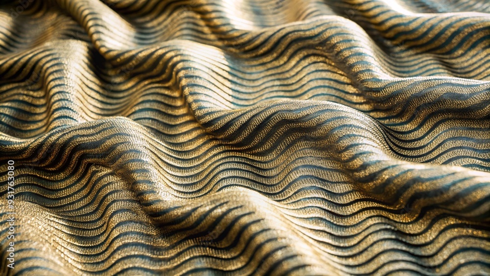 Textured Fabric Waves Textured Fabric Waves