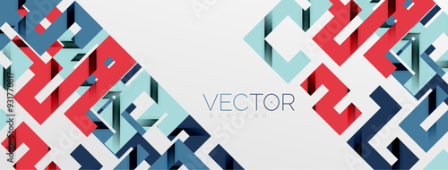 Color bend lines with shadow texture effect. Vector Illustration For Wallpaper, Banner, Background, Card, Book Illustration, landing page