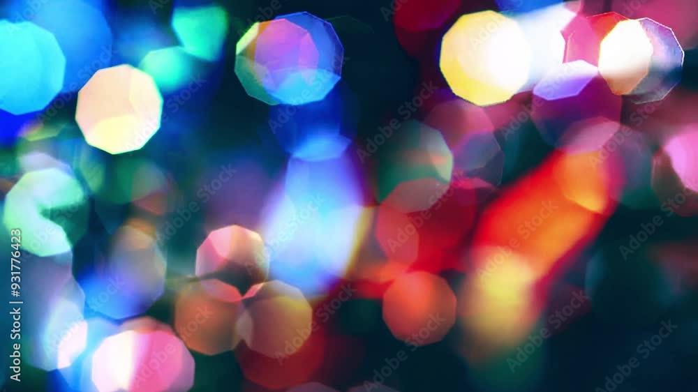 abstract background colored bokeh light reflection