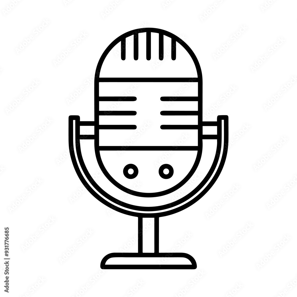 microphone icon vector illustration microphone icon vector illustration