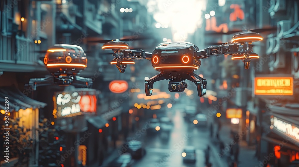 The Future of Robotics. Advanced technology concept The Future of Robotics. Advanced technology concept