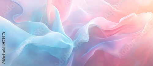 Beautiful pastel shades in a serene abstract scene, featuring smooth transitions and delicate colors that evoke a sense of peace and dreaminess