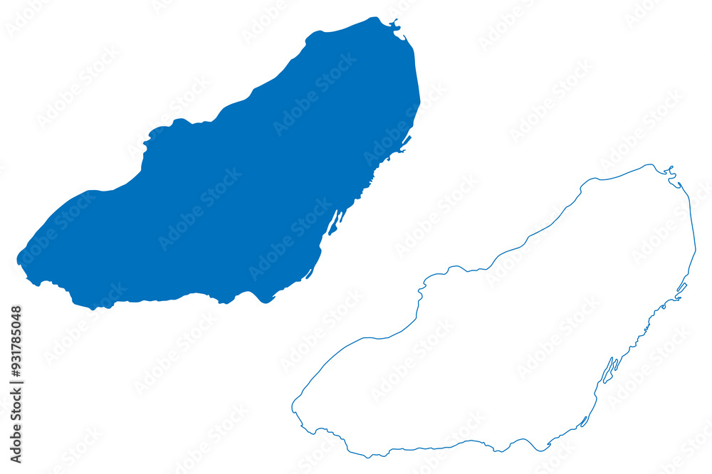 Obraz premium Lake Chatyr-Kol (Kyrgyzstan, Kyrgyz Republic) map vector illustration, scribble sketch Chatyr-Köl, Chatyr Kol or Chatyr-Kul map