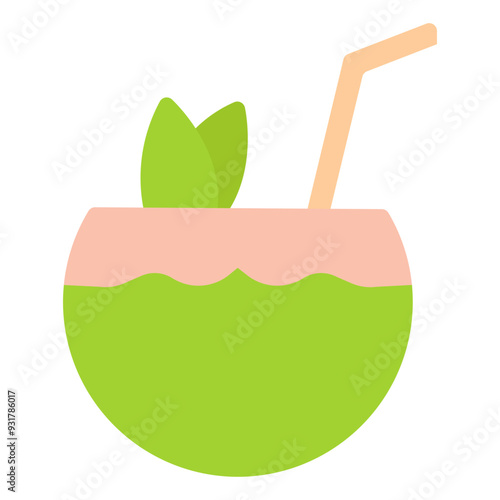 coconut drink icon