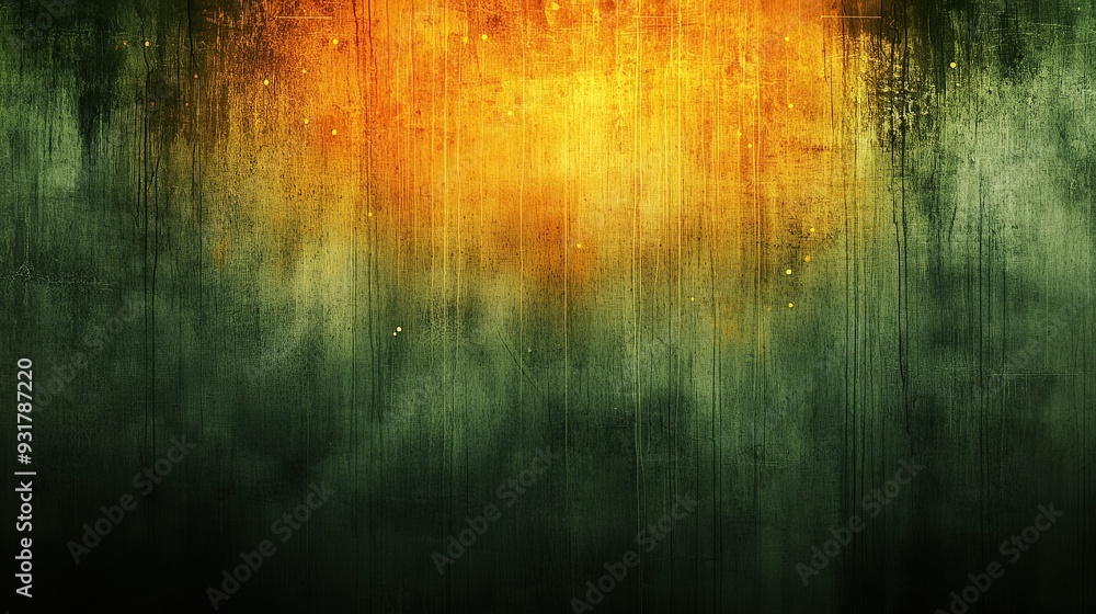 Obraz premium Abstract Green and Orange Gradient Texture