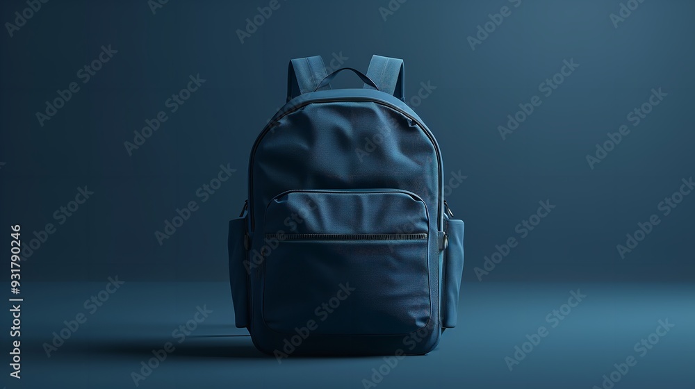 An image of a back to school backpack mockup ideal for An image of a back to school backpack mockup ideal for