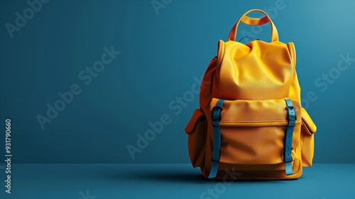  An image of a back to school backpack mockup ideal for photo