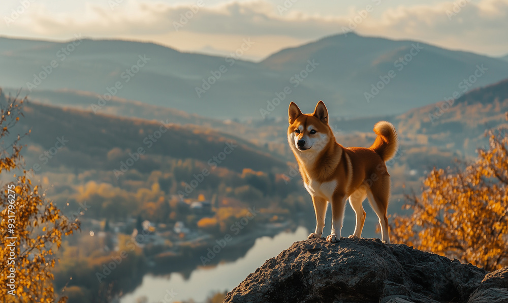 dog in the mountains dog in the mountains