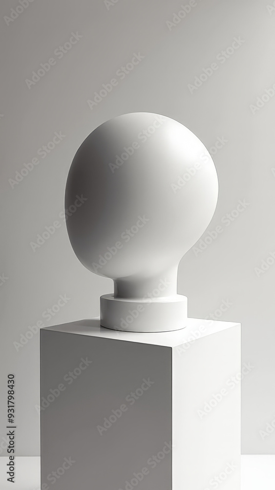 Tranquil Elegance: Minimalist Black and White Abstract Composition Tranquil Elegance: Minimalist Black and White Abstract Composition
