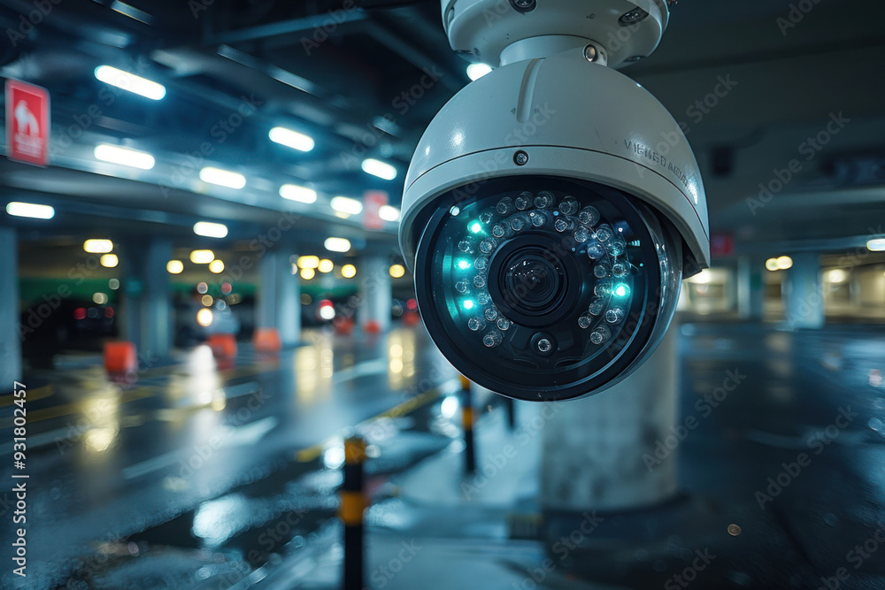 Smart camera watching garage entrance Smart camera watching garage entrance