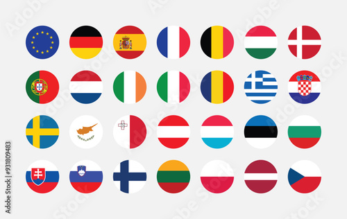 National Flag of All European Union countries. Set of European Union country Round Flag.
Free Download National Flag of All European Union countries. Set of European Union country Round Flag.
- GFXLoad
