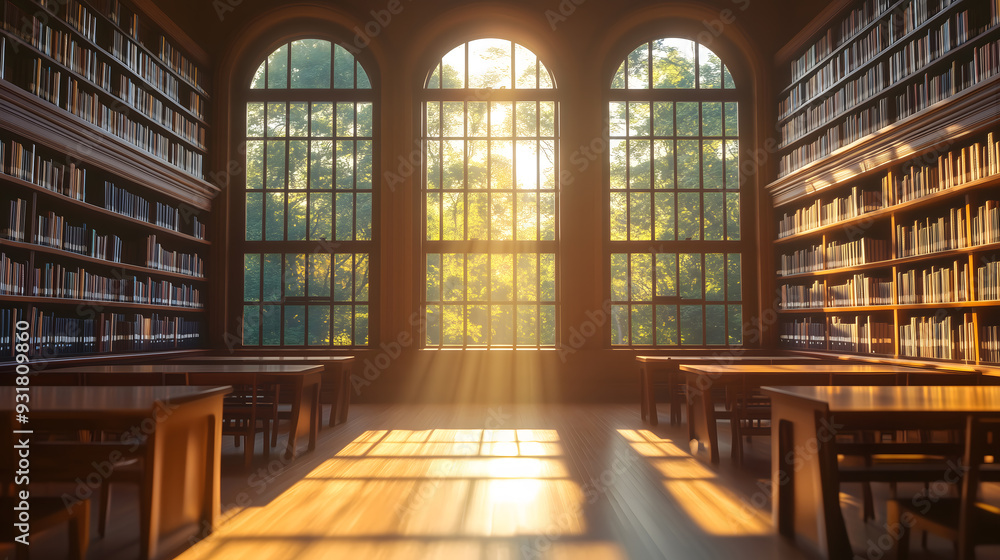 Sunlit Sanctuary of Books Sunlit Sanctuary of Books