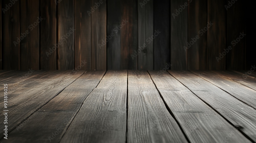 A close-up view of a rustic wooden floor with dark planks, perfect for backgrounds, textures, and interior design projects. A close-up view of a rustic wooden floor with dark planks, perfect for backgrounds, textures, and interior design projects.