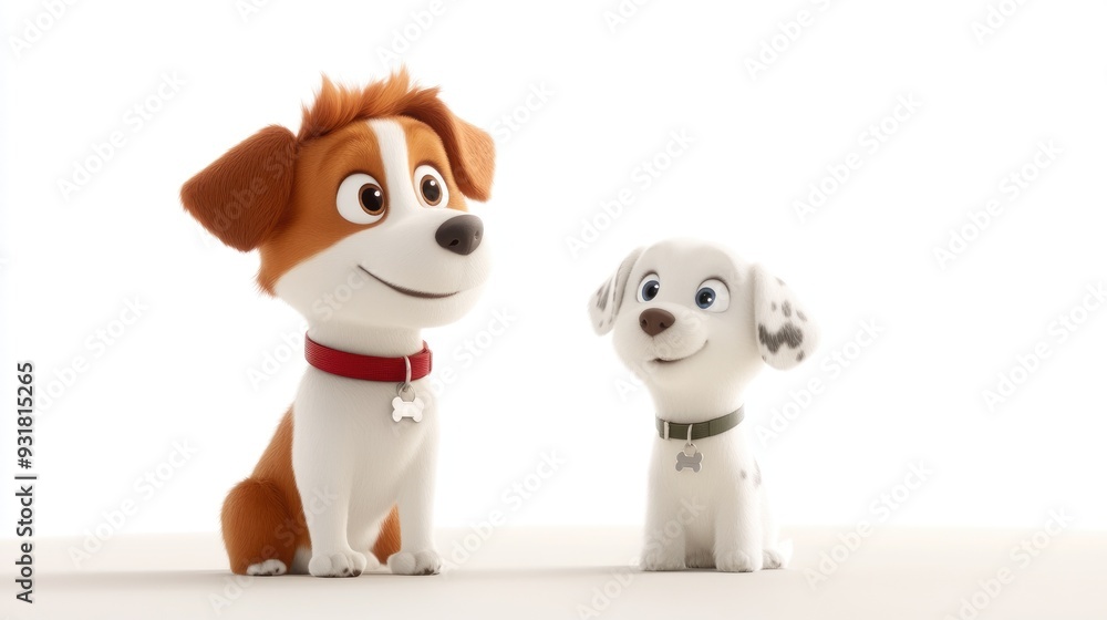 Dashing Character and Adorable Pup Zoomed In Inside a Cozy Studio Bright White Background Theme of Nurturing Learning Training and Caring for Pets Dashing Character and Adorable Pup Zoomed In Inside a Cozy Studio Bright White Background Theme of Nurturing Learning Training and Caring for Pets