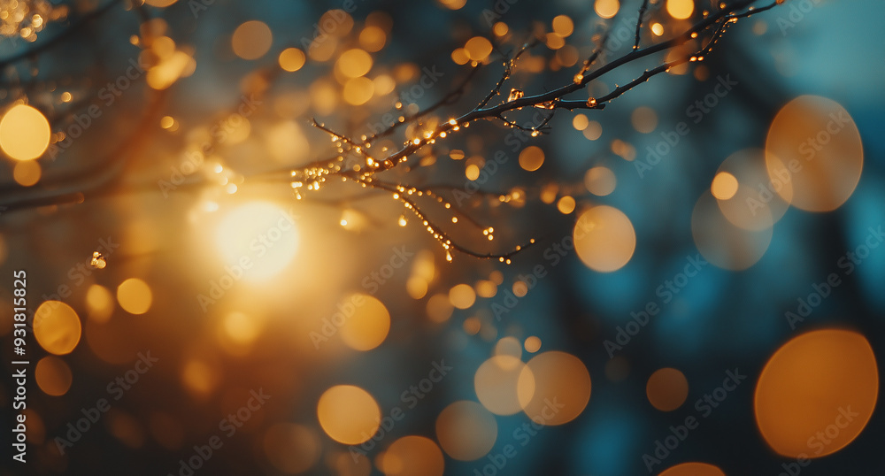 A vibrant and colorful abstract image featuring a bokeh effect A vibrant and colorful abstract image featuring a bokeh effect