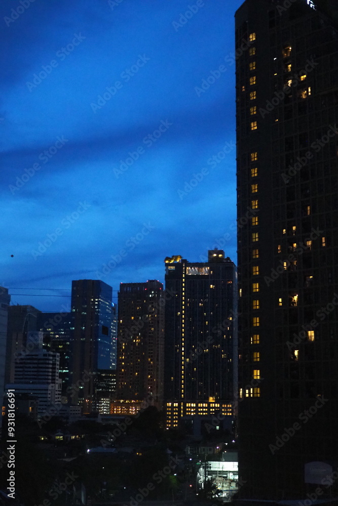 Fototapeta premium Night city bangkok
