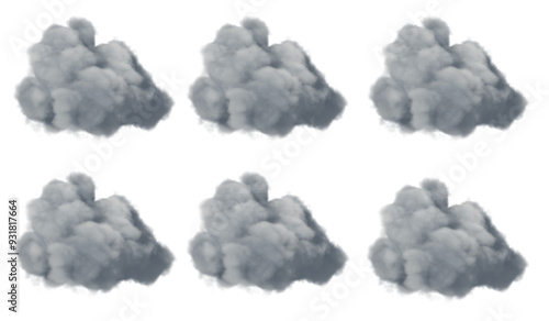 cloud, smoke or cotton for design or animation