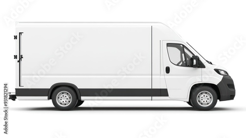 White Van Mockup