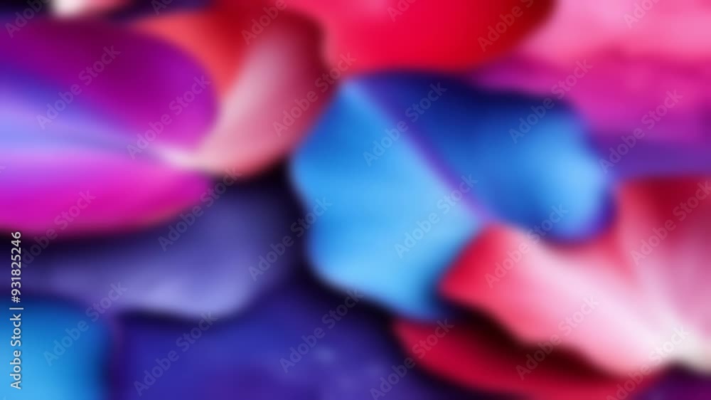 Abstract bright background with pink and blue petals. Abstract bright background with pink and blue petals.