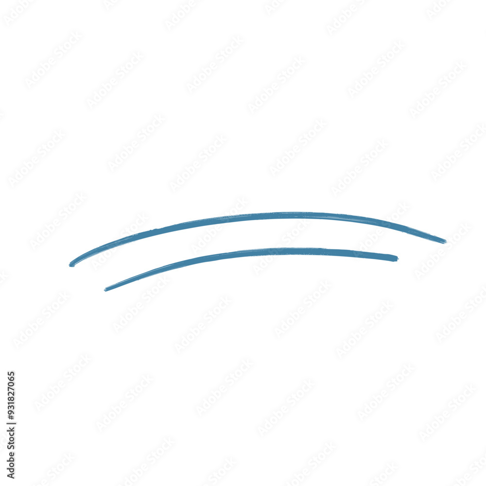 Sketch Doodle curved line Sketch Doodle curved line
