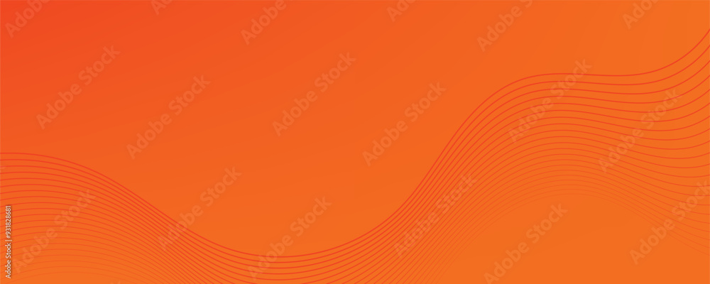 Abstract orange wave background Abstract orange wave background